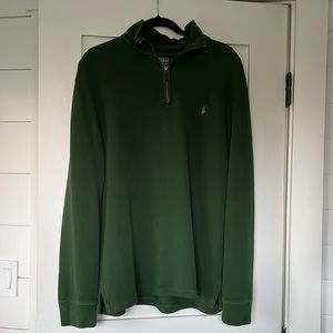 dark green polo